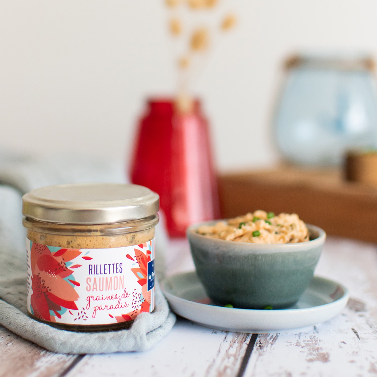 Rillettes de saumon graines...