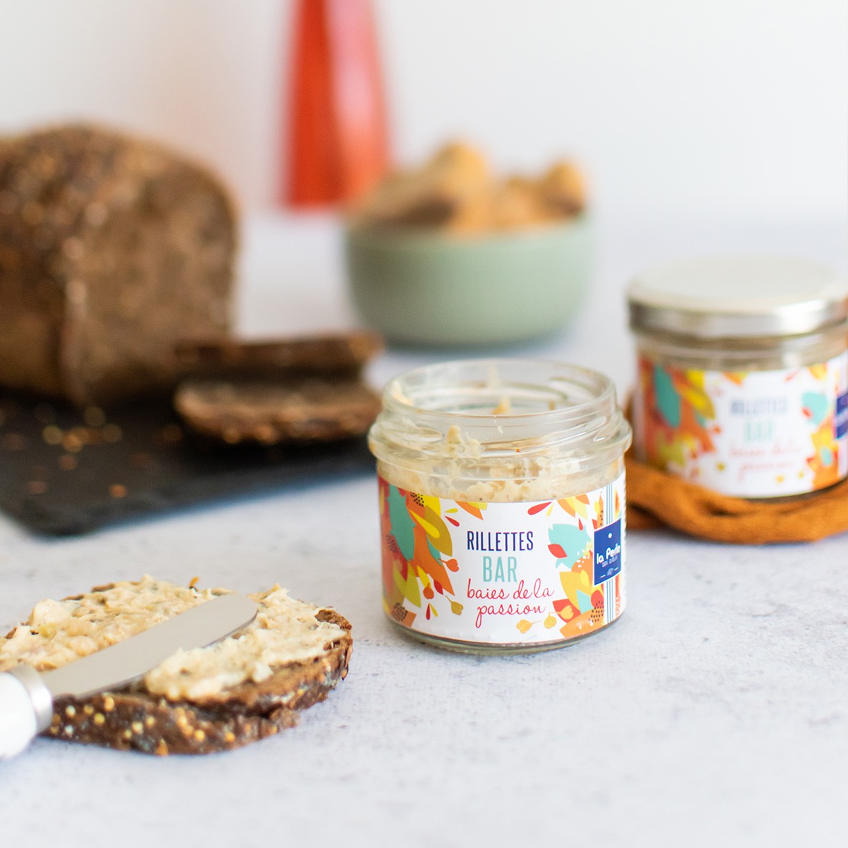 Rillettes de bar aux baies...