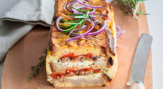 Strata de sardines grillées