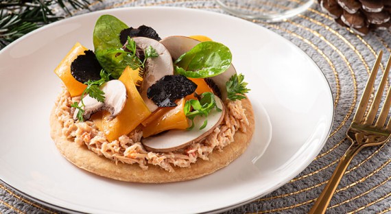 Tarte fine à la noix de Saint Jaques