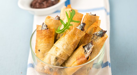 Croustillants de sardine en brick