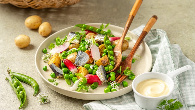 Salade croquante aux sardines millésimées
