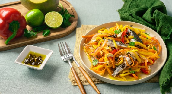 Salade thaï de sardine au poivre andaliman