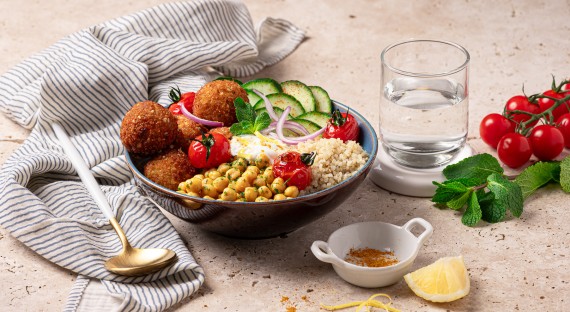 Bowl complet kefta de thon