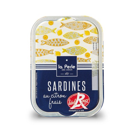 Sardines Label Rouge citron