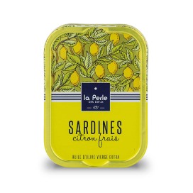 Sardines huile d'olive citron