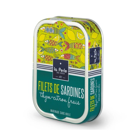 Sardines sans huile thym et...