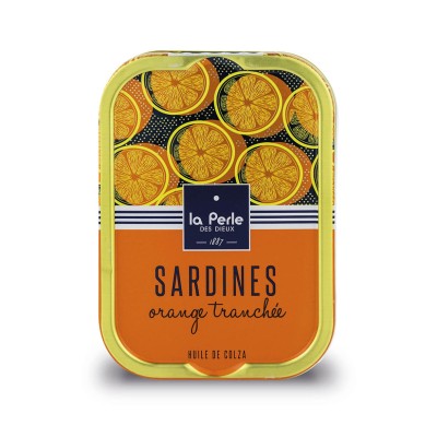 Sardines huile de colza orange