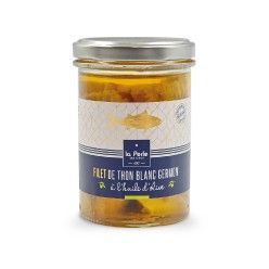 Filets de thon blanc germon à l'huile d'olive 190g Filets de thon blanc germon à l'huile d'olive 190g