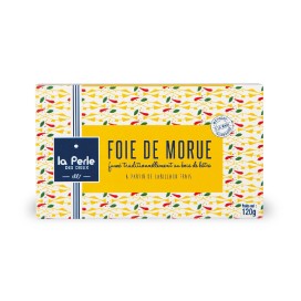 Boîtes de foie de morue 120g Boîtes de foie de morue 120g