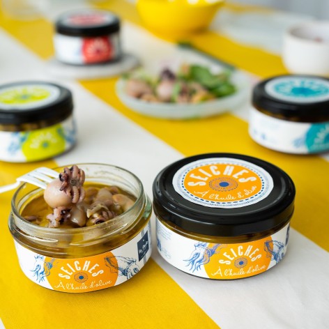 Seiches à l'huile d'olive
