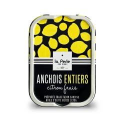 Lot Anchois entiers au citron frais Lot Anchois entiers au citron frais
